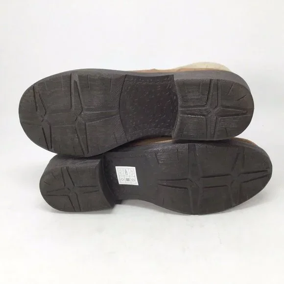 Skechers NIB Elm Cold Day Boots Booties Women's Size 8.5 Brown Faux Fur Lace Up - Picture 9 of 9